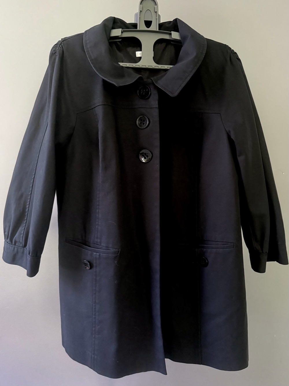 Semantiks 3/4 Sleeve Trench Coat